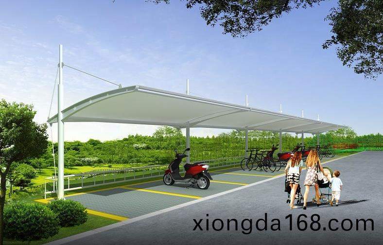 `H5474涂(tu)層膜布(bu)膜(mo)結(jié)(jie)構(gòu)(gou)用于(yu)車棚(peng)搭建(jian)`