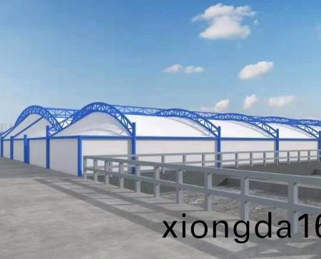 `新(xin)型(xing)膜結(jié)構(gòu)污(wu)水池(chi)罩(zhao)環(huán)(huan)保效果(guo)`