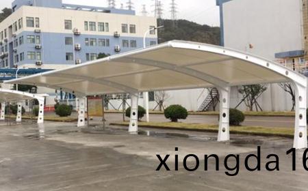 `膜結(jié)(jie)構(gòu)(gou)電動(dòng)(dong)車停車(che)棚安裝(zhuang)環(huán)(huan)境(jing)`