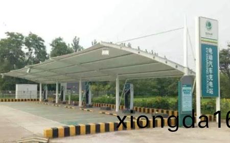 `膜(mo)結(jié)(jie)構(gòu)(gou)充電(dian)樁車棚施工方案(an)`